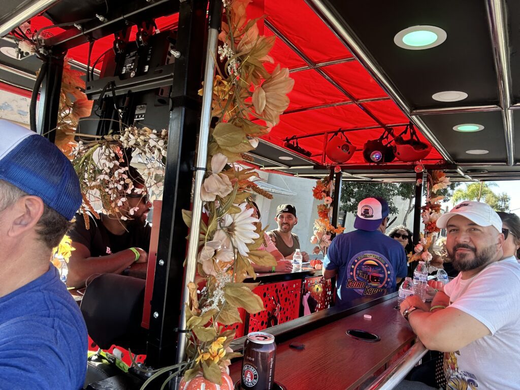 Disco party bike
